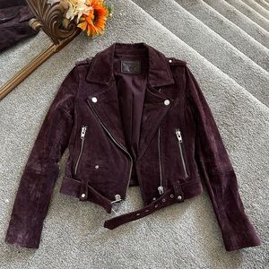 BlankNYC Suede Moto Jacket